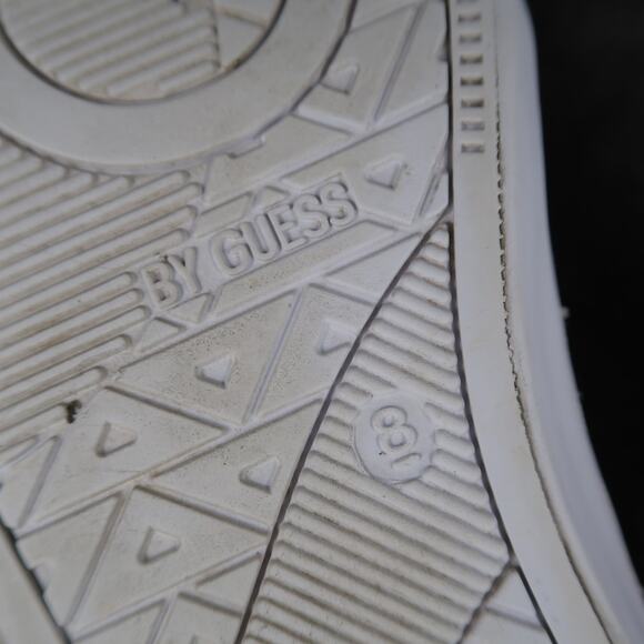 G by Guess Shoes Womens 8 Casual Sneaker Quilted Pink Lace Up Flat Fashion Logo - Picture 12 of 12